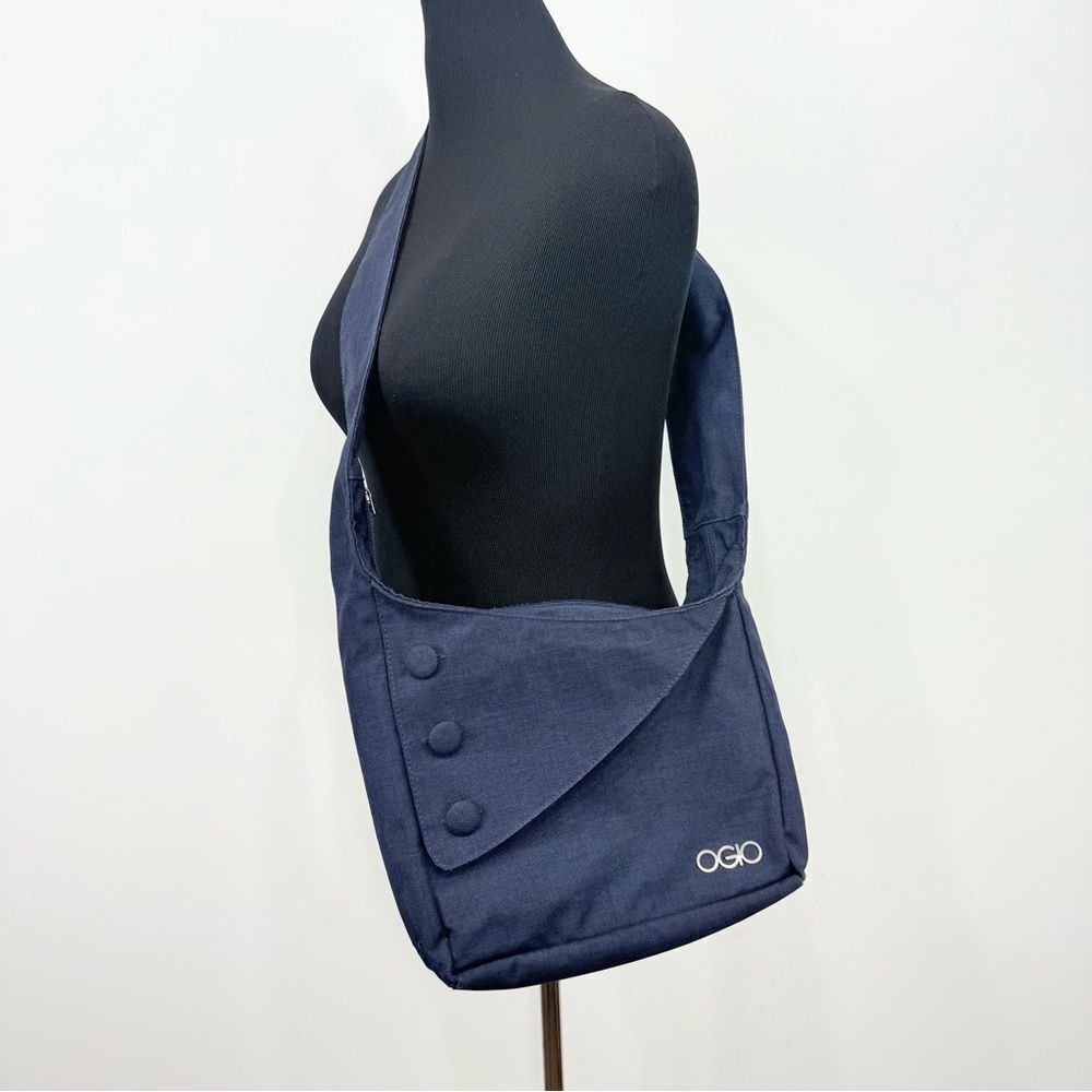 OGIO Blue Brooklyn Tablet Crossbody Satchel Bag